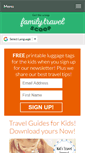 Mobile Screenshot of family-travel-scoop.com
